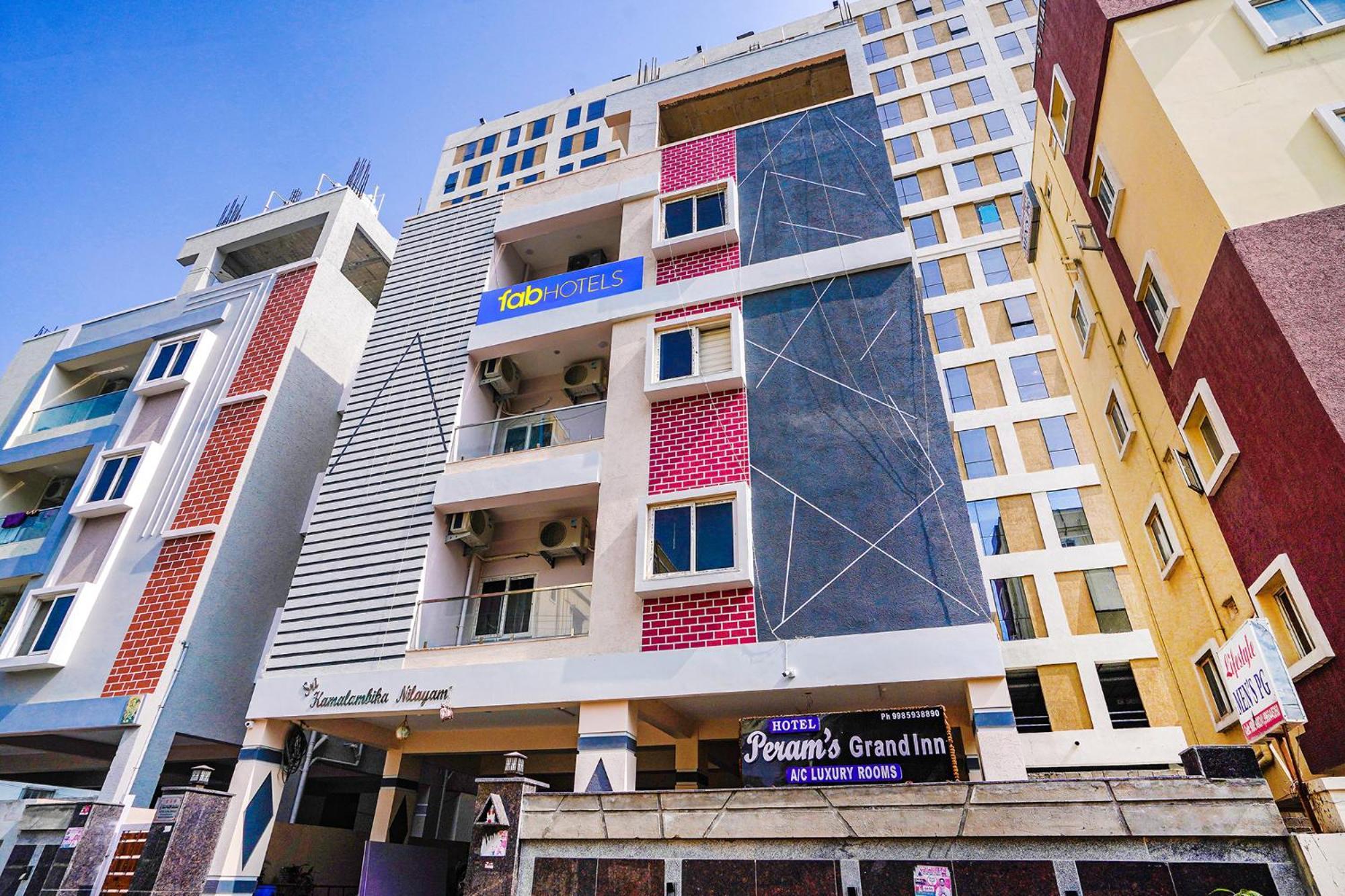 Fabhotel Perams Grand Inn - Hitech City Hajdarábád Exteriér fotografie